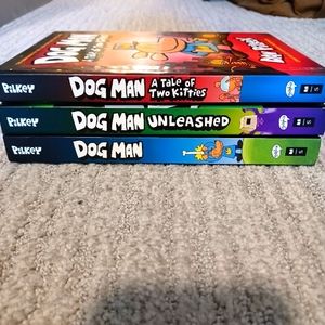 Dog Man Book Series 1-3 great condition.